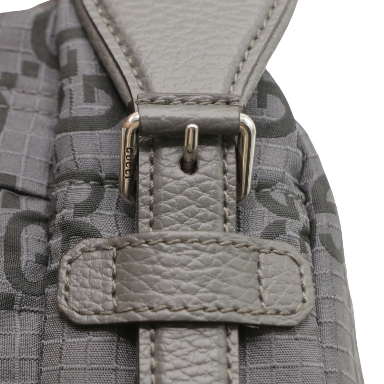 Gucci GG Ripstop Medium Crossbody Bag Grey 767931