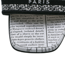 Christian Dior Dway Heeled Slide Black And White Eiffel Tower Embroidered Cotton Size 37