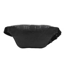 Gucci GG Embossed Leather Belt Bag Black