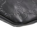 Gucci GG Embossed Leather Belt Bag Black