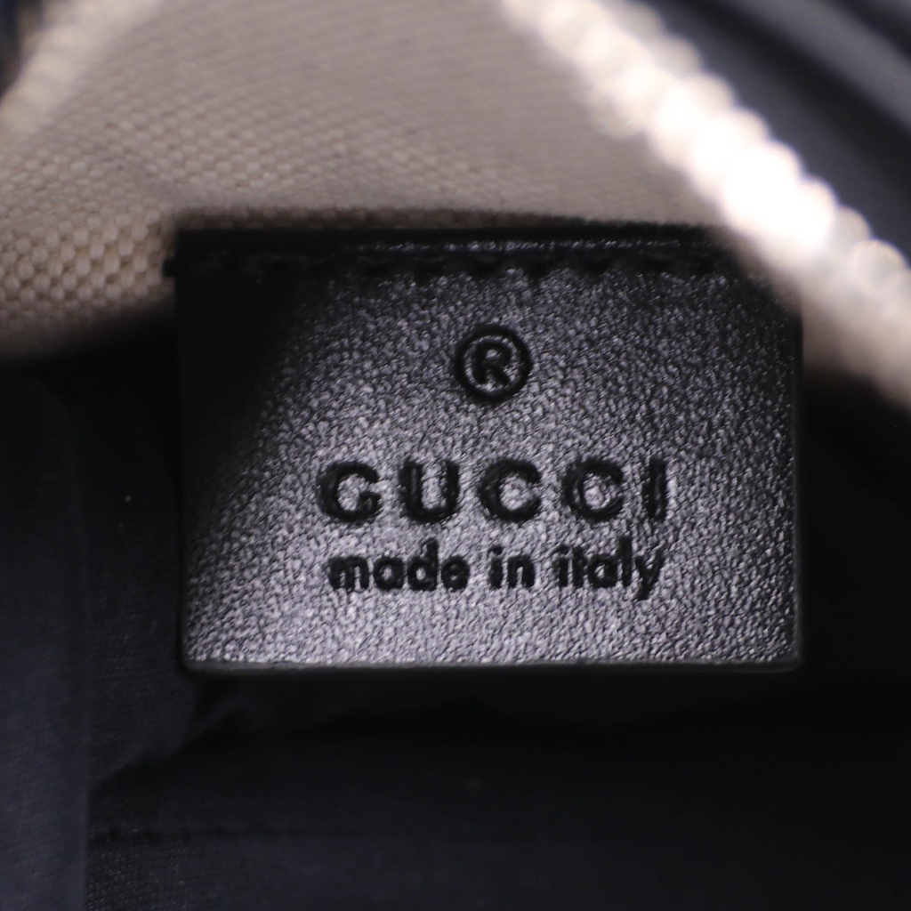 Gucci GG Embossed Leather Belt Bag Black