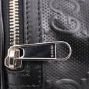 Gucci GG Embossed Leather Belt Bag Black