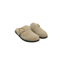 Christian Dior Médaillon Buckle Mule Trench Suede Calfskin Size 37