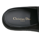 Christian Dior Boy Mule Black Suede Black Size 38 1/2
