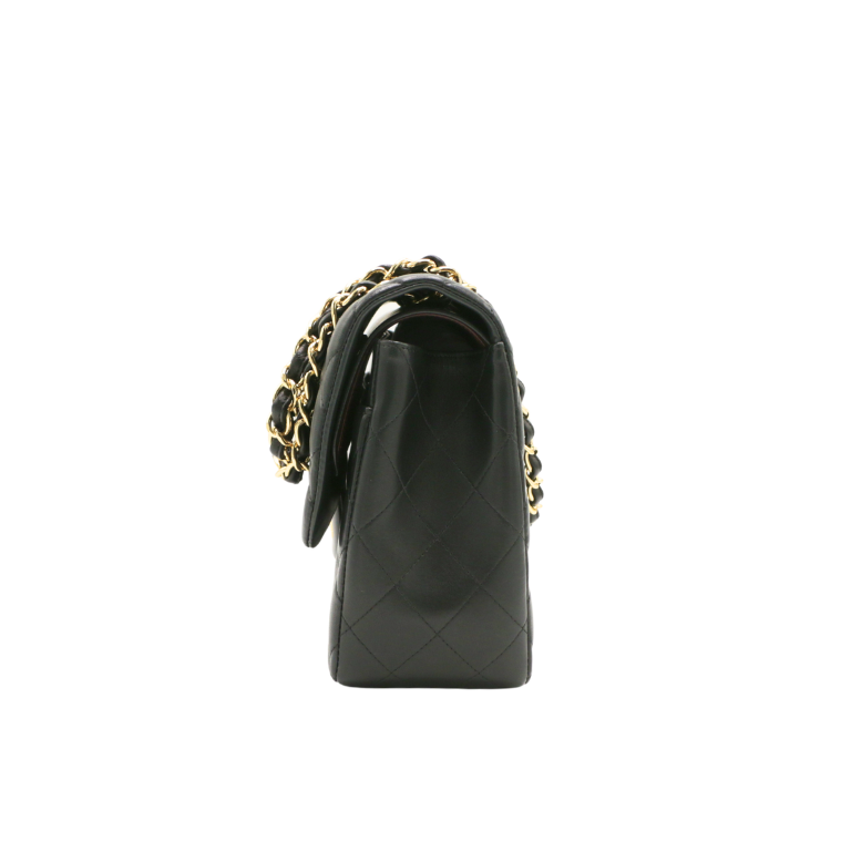 Chanel Classic Double Flap Lamskin Jumbo Black 