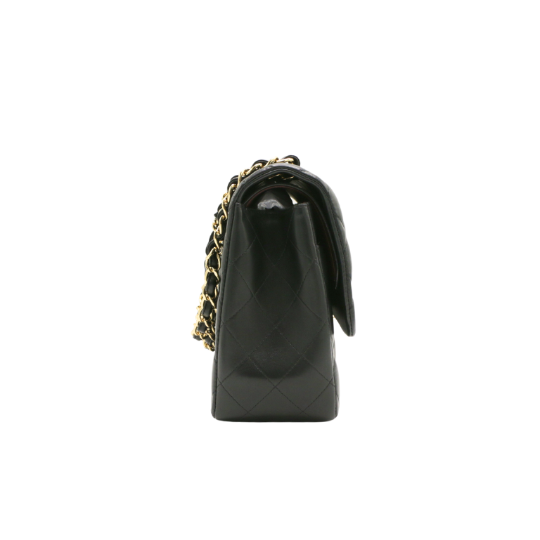 Chanel Classic Double Flap Lamskin Jumbo Black 