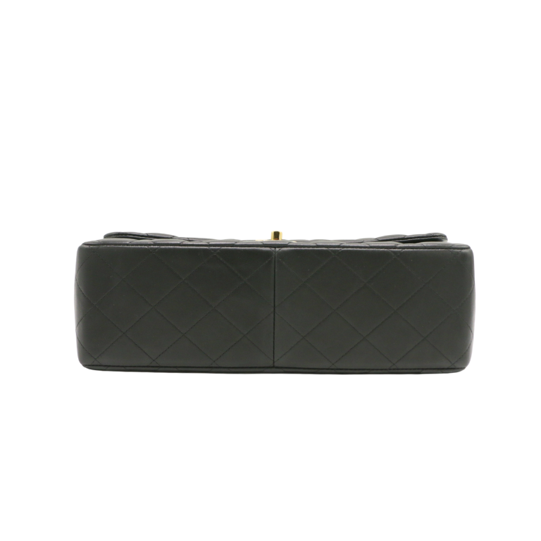 Chanel Classic Double Flap Lamskin Jumbo Black 