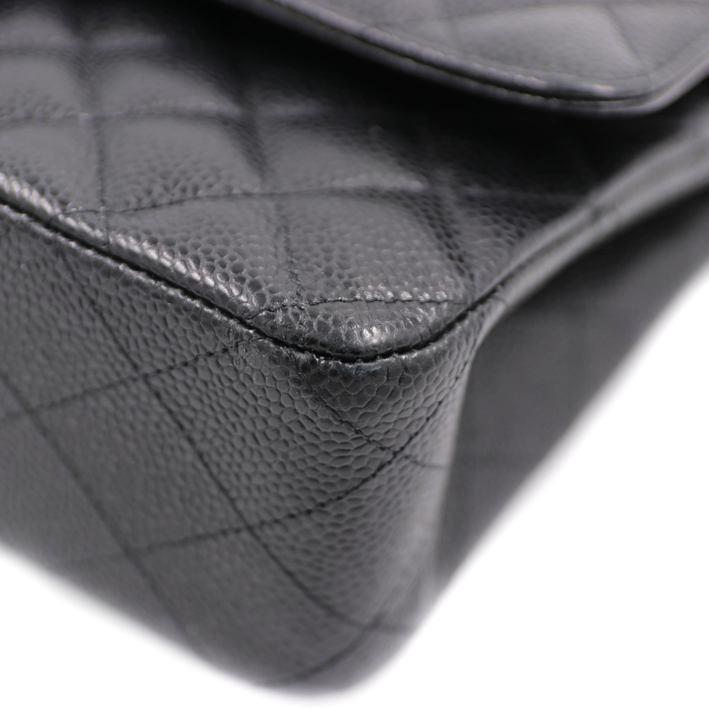 Chanel Classic Medium Double Flap Caviar Black