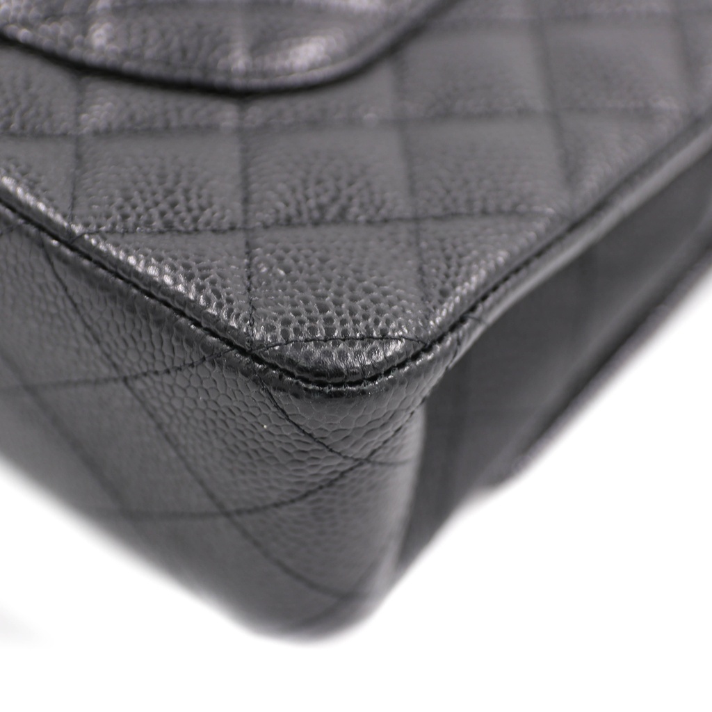 Chanel Classic Medium Double Flap Caviar Black