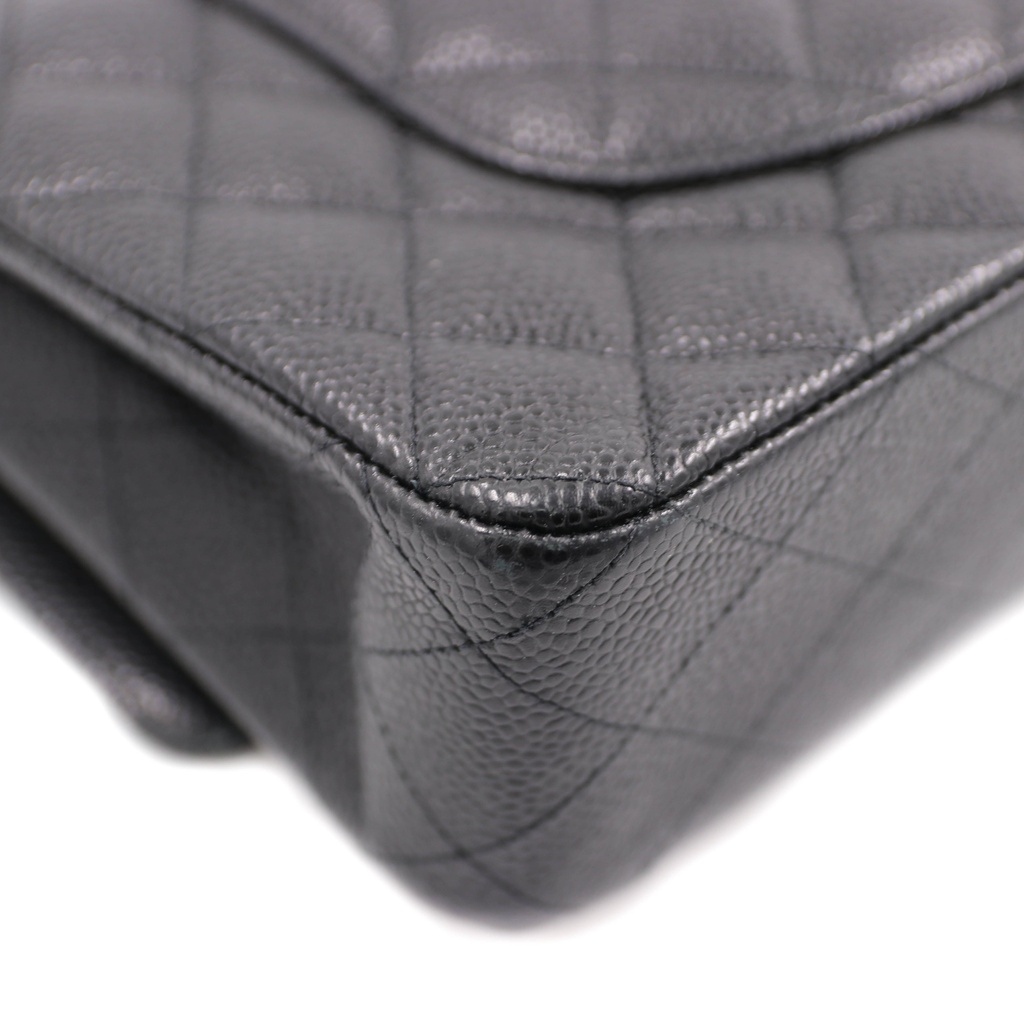 Chanel Classic Medium Double Flap Caviar Black