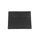 Prada Soft Leather Triangle Logo Cardholder Black