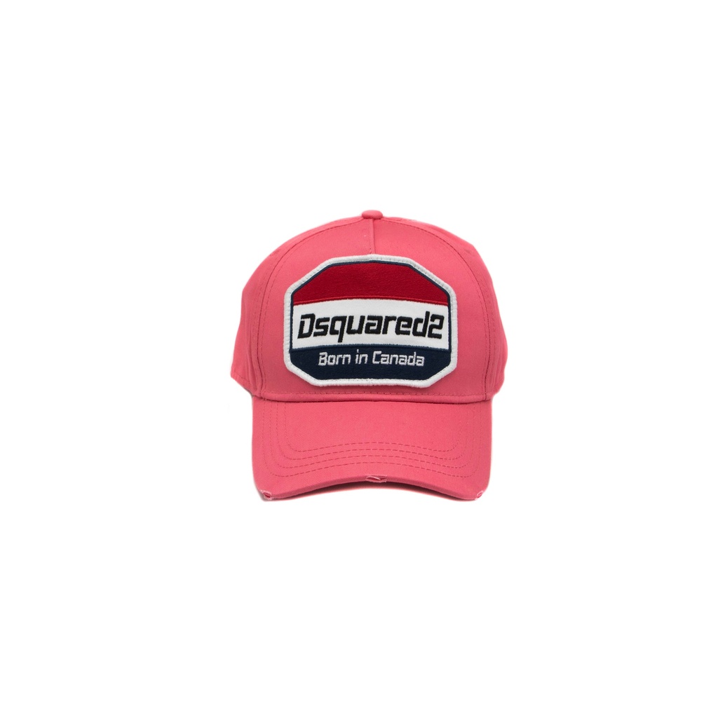 [8249] Dsquared - 8249 Born In Canada Pink Cap