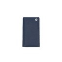 Bulgari Bifold Blue Calf Leather Wallet