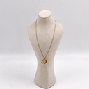 Tiffany&Co. Open Heart YG K18 5.4g Necklace (Precious Metal)