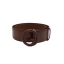 Gucci Brown Belt With G interlocking In Size 80 32 650413