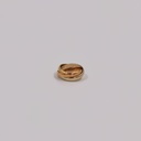 Cartier Trinity Ring 750(YG×PG×WG) 7.7g 51