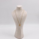 Tiffany Bird Cross Necklace 750(YG) 3.6g