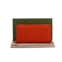 Gucci Leather Continental Orange Wallet 658691