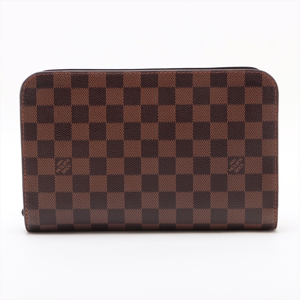 [Louis-Vuitton-18452] Louis Vuitton Damier Ebene Saint Louis Clutch