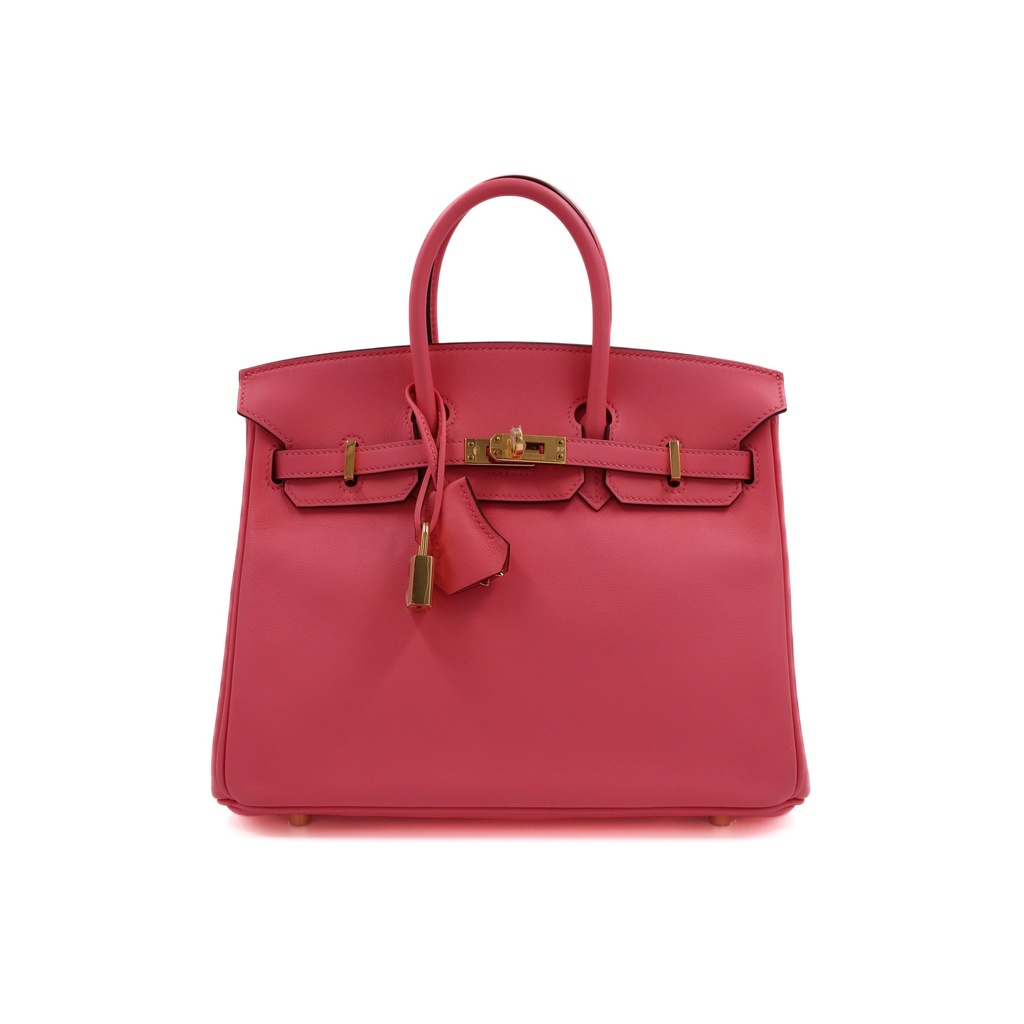 [Hermes-18880] Hermes Birkin 25 Swift Pink Year 2017 Like New
