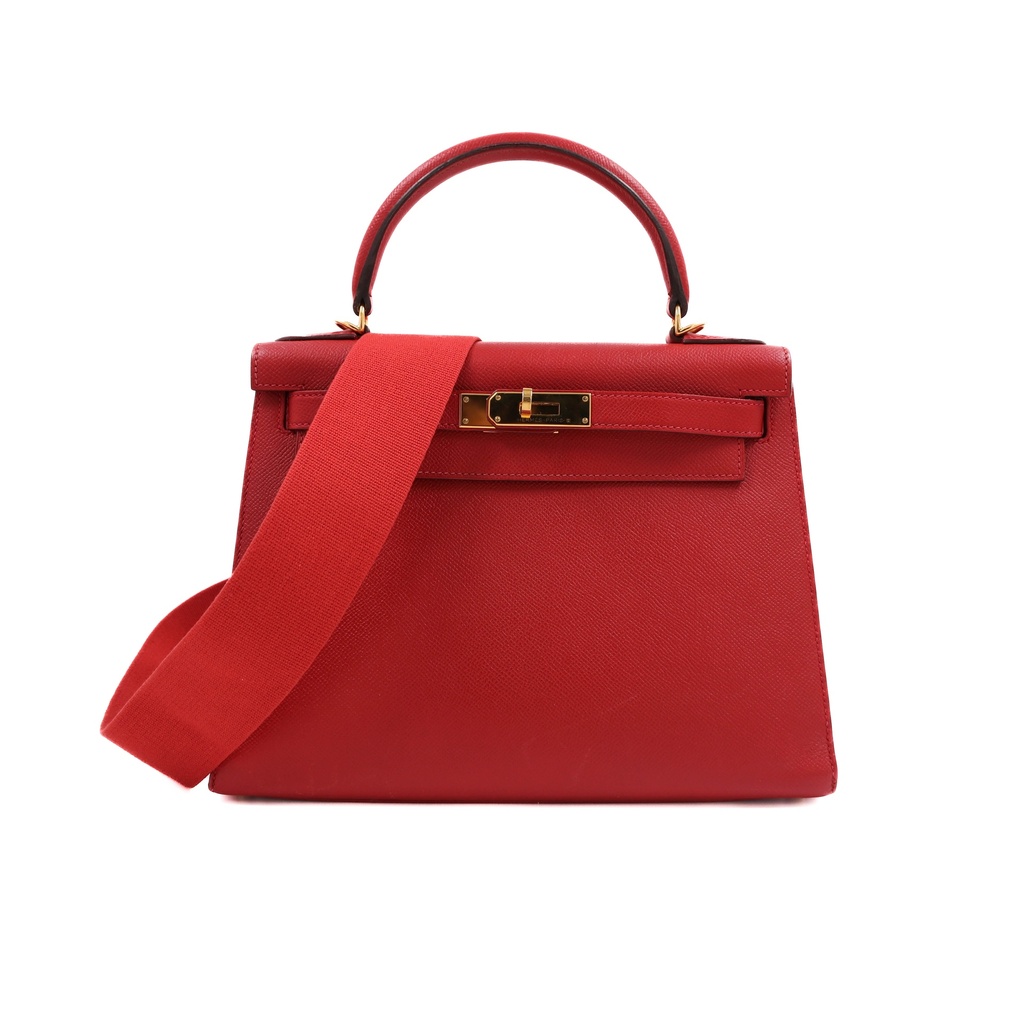 [Hermes-18994] Hermes Kelly 28 Epsom Leather 2018 Red