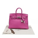 Hermes Birkin 25 Togo Purple Year 2020 Full Set