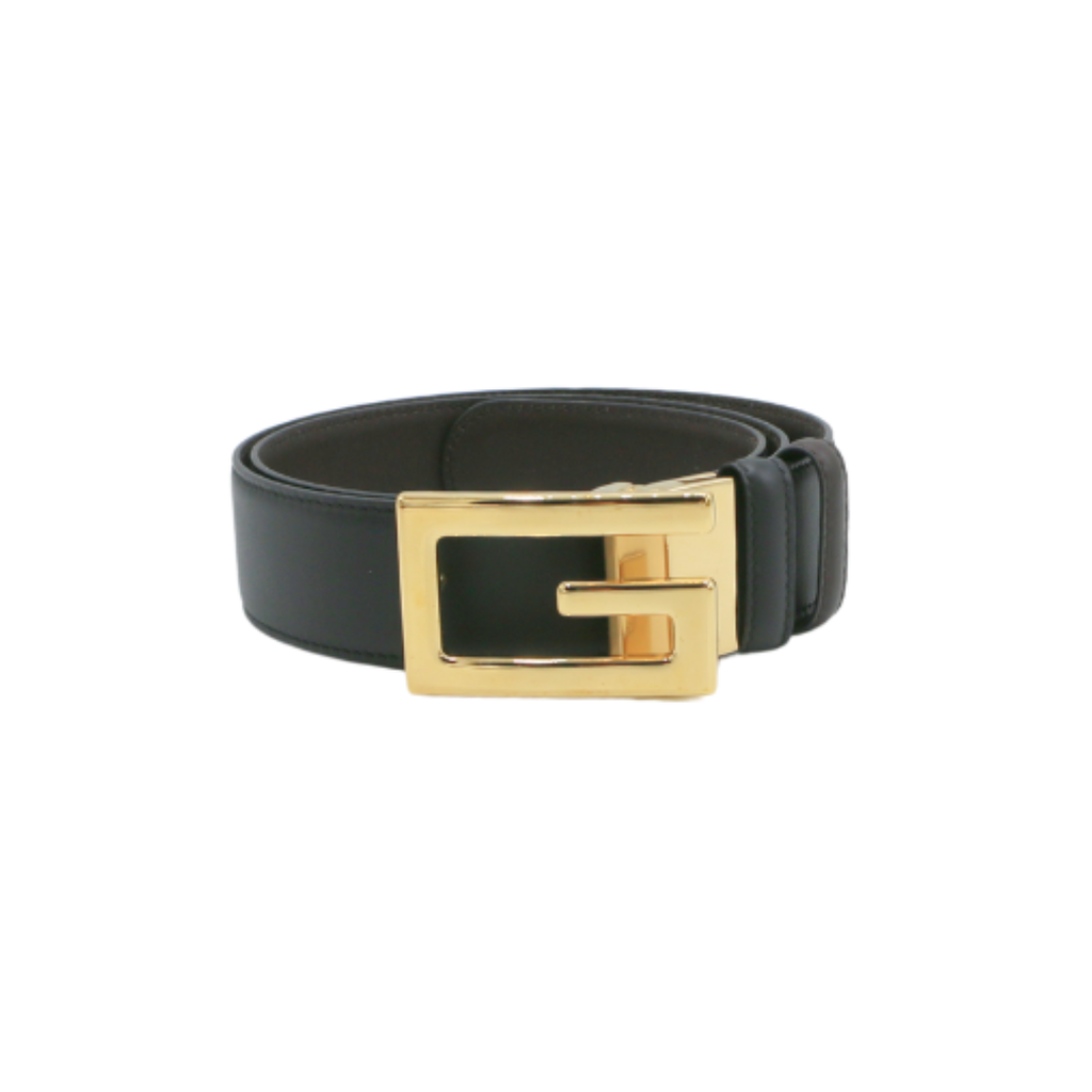 [Gucci-20514] Gucci Calfskin Belt 573156 In Size 85 34
