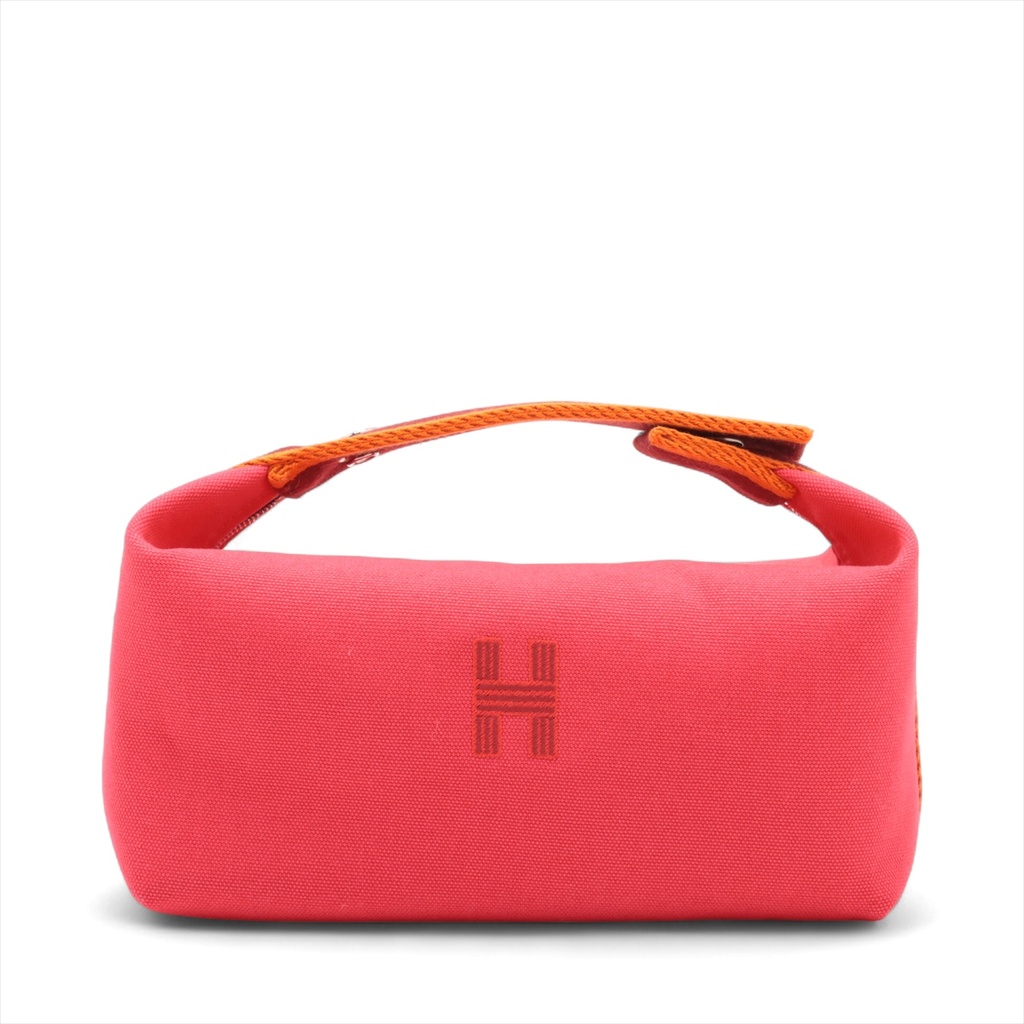 [Hermes-20623] Hermes Brid A Black PM Canvas Pink 