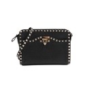 Valentino Small Rockstud Grainy Calfskin Crossbody Bag