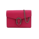Gucci Calfskin Dionysus Chain Wallet Pink