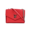 Louis Vuitton Soft Calfskin Mylockme Chain Bag BB Rubis