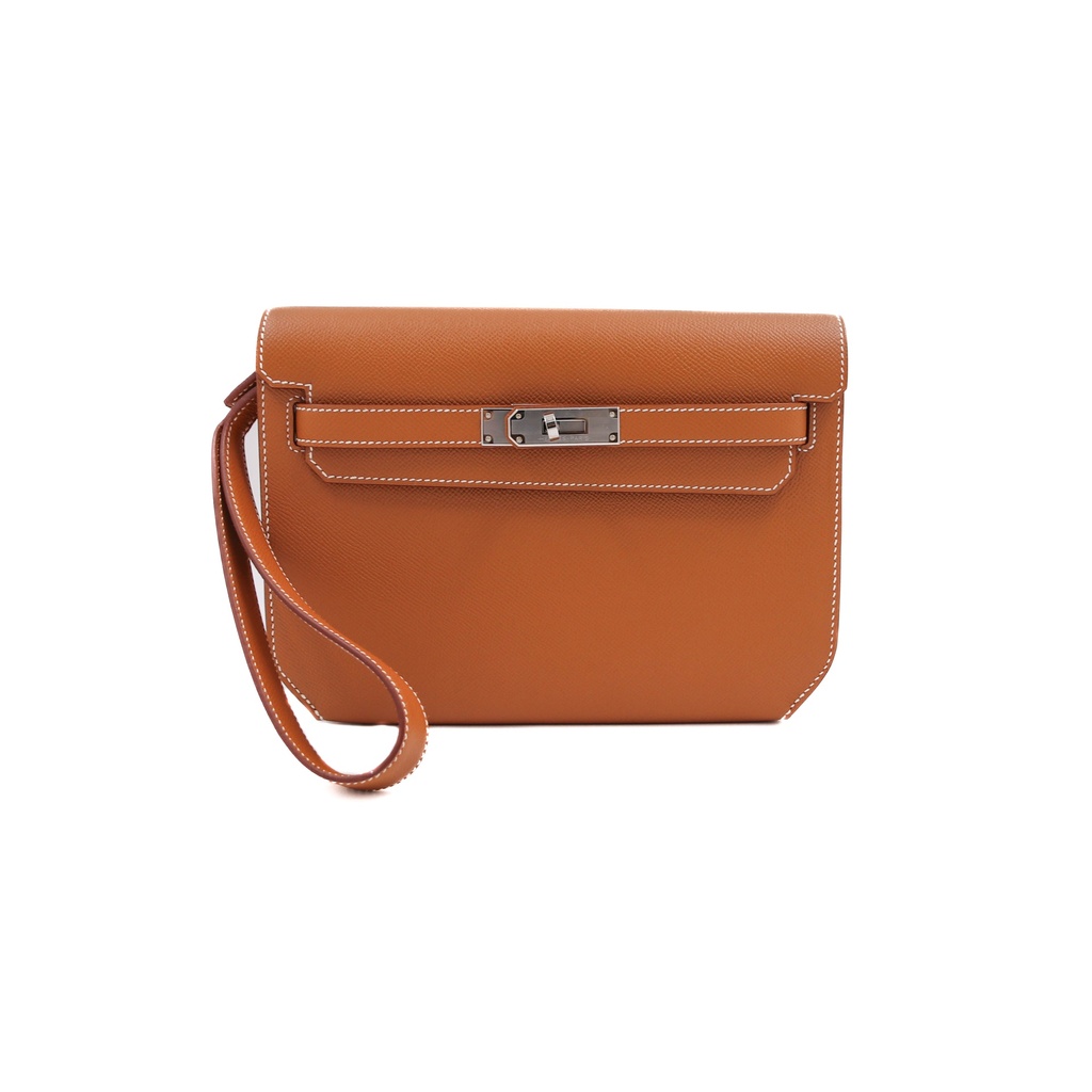 Hermès Kelly Depeches 25 Gold Togo Leather 