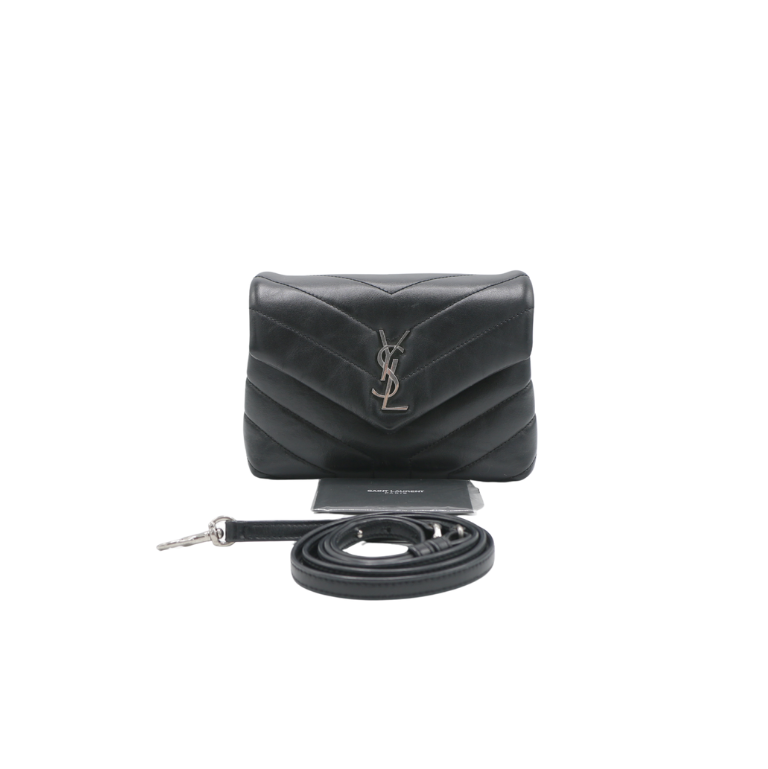 [Yves-Saint-Laur-21762] Saint Laurent Loulou Mini Bag Black