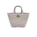 Gucci Betty Mini Tote Bag In White Leather 847386