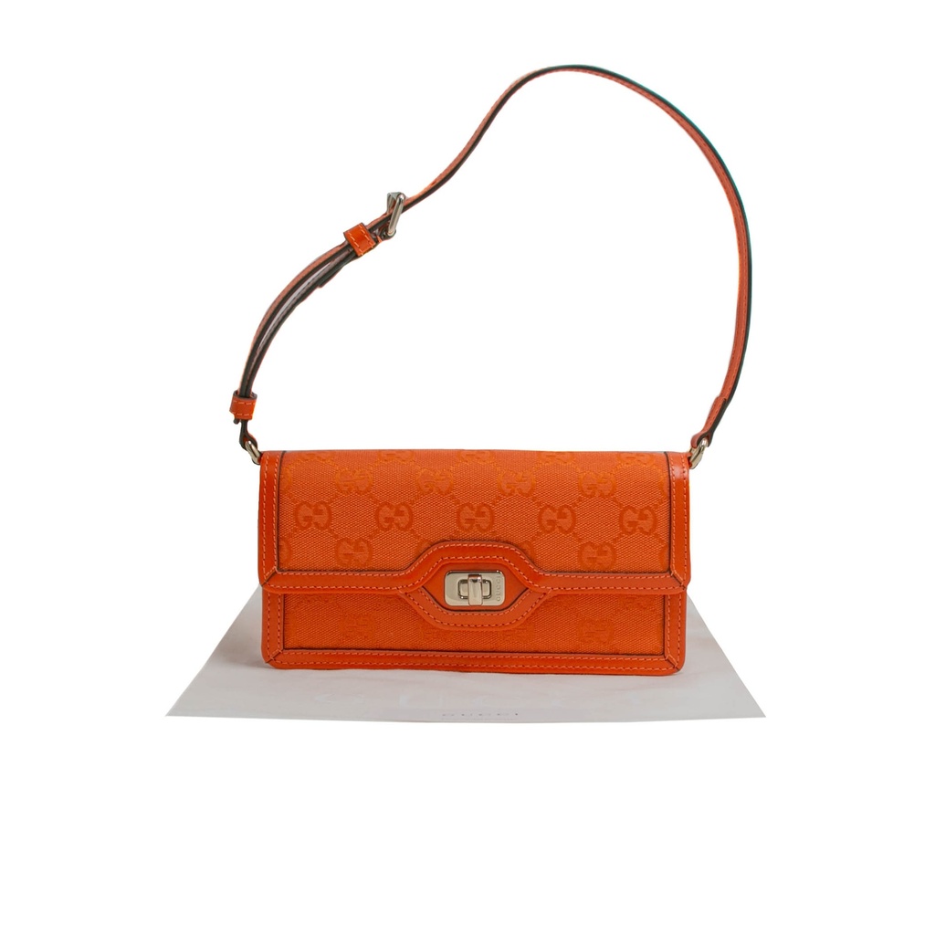 [Gucci-22166] Gucci Luce Mini Shoulder Bag Orange790038