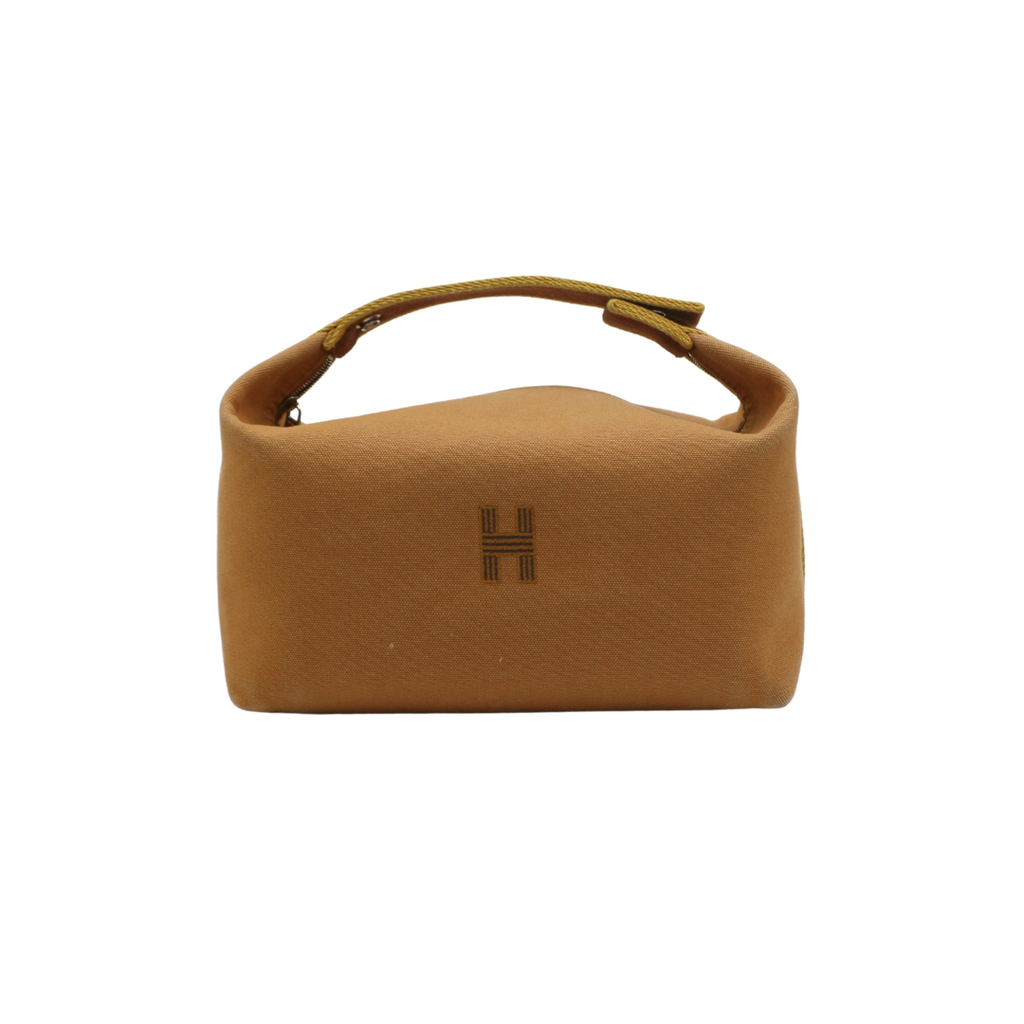 [Hermes-22184] Hermes Canvas Large Bride-A-Brac Pouch
