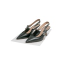 Christian Dior J'Adior Slingback Pump Matt Black In Size 36 1/2