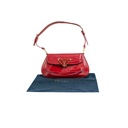 Prada Cleo Cherry Red Patent Shoulder Bag