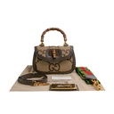 Gucci Logo Chain Wallet Shoulder Bag Beige 772643