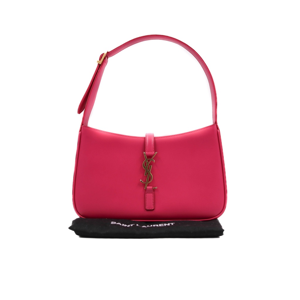 [Yves-Saint-Laur-23255] Yves Saint Laurent Le 5A7 Hobo Bag Pink