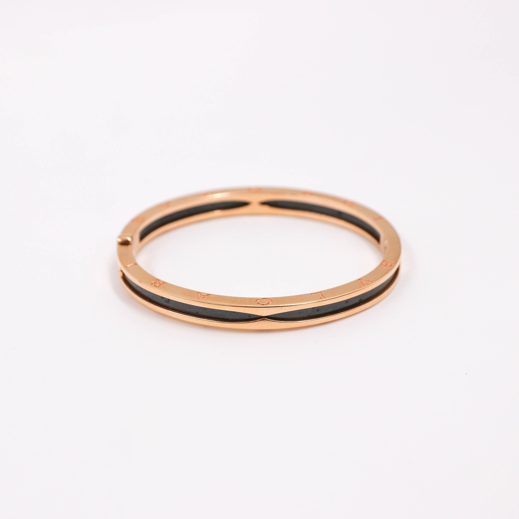 Bvlgari B.Zero1 Bracelet Black Ceramic S 750PG L22STT No Year