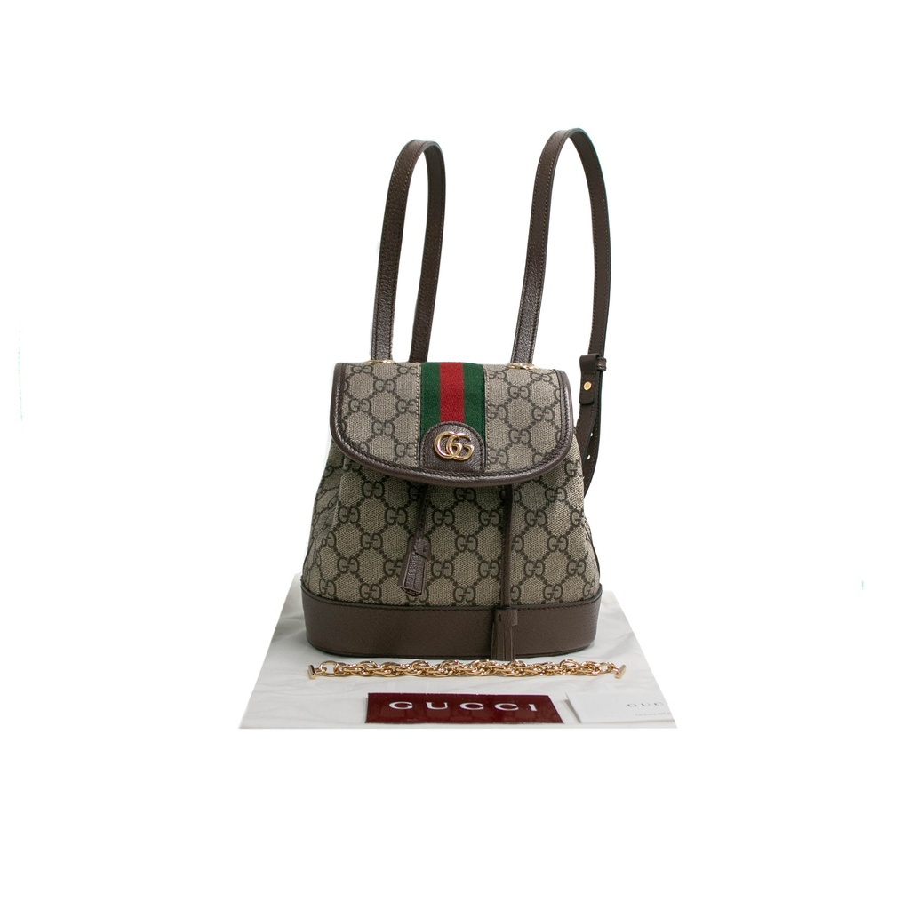 [Gucci-23782] Gucci GG Supreme Mini Ophidia Backpack 795221