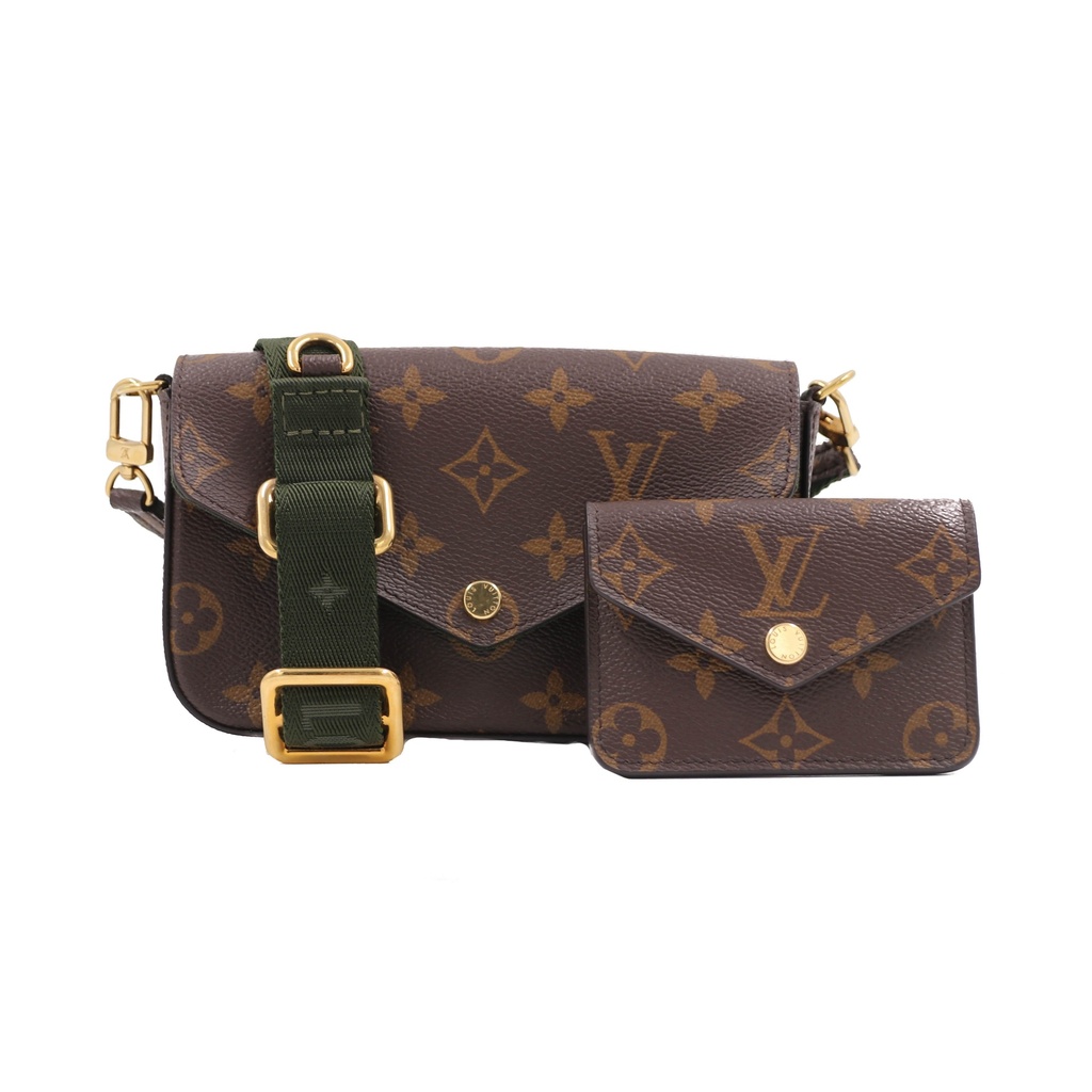 [Louis-Vuitton-23857] Louis Vuitton Monogram Felicie Strap & Go Bag