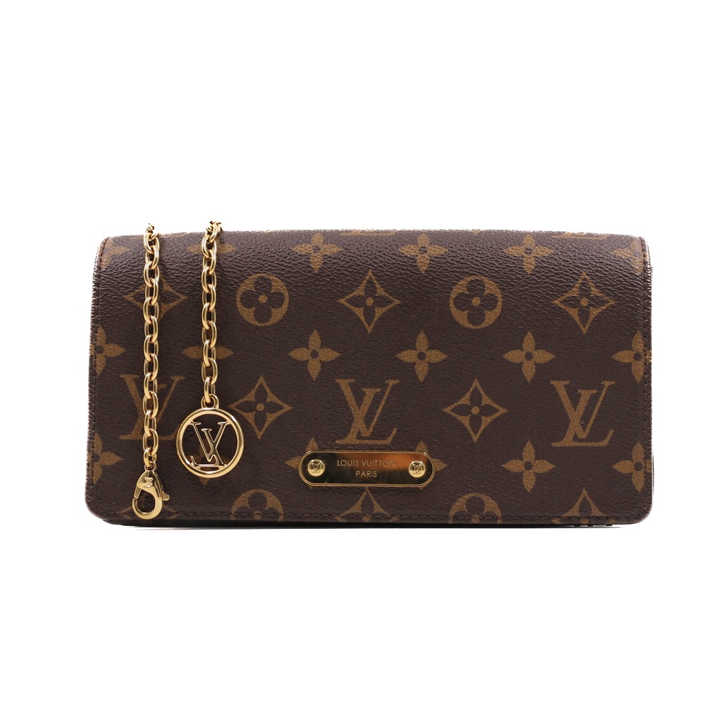 [Louis-Vuitton-23927] Louis Vuitton Monogram Lily Wallet On Chain