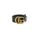 Gucci 2015 Re-Edition Wide Leather Belt 400593 Size 80 32