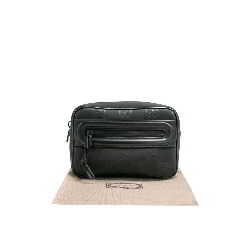 [Gucci-24219] Gucci Edge Mini Sling Bag Black 834244