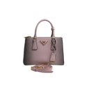 Prada Pink Ombre Saffiano Small Double Zip Galleria Tote