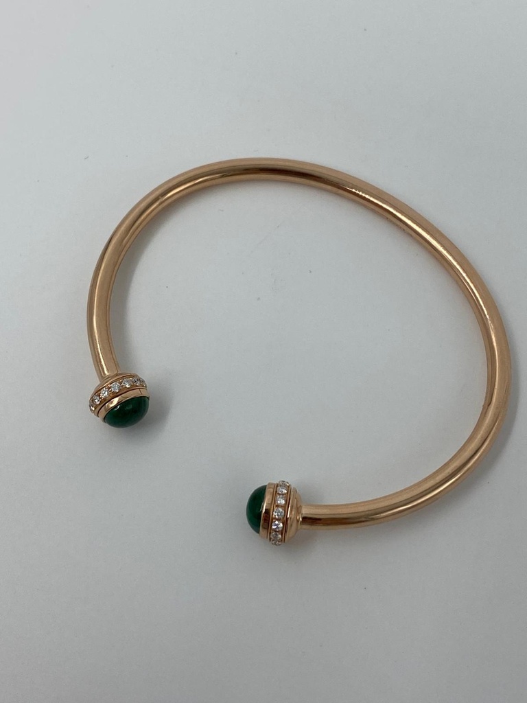 Piaget Possession Bracalet Malachite and Diamond 16