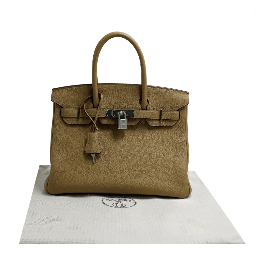 [Hermes-24943] Hermes Birkin 30 Palladium Hardware Year 2023 Brand New