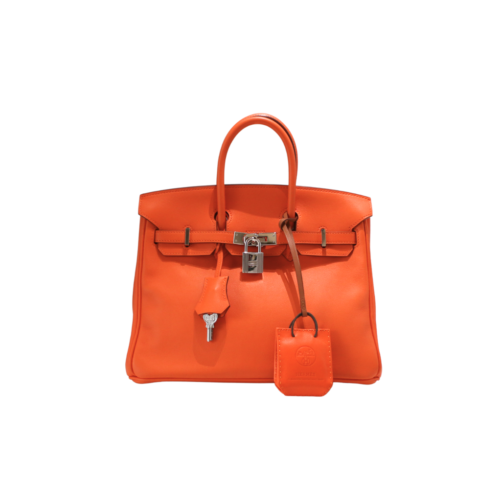 [Hermes-25127] Hermes Birkin 25 Orange Swift 2016
